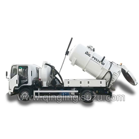 Qingling Isuzu 4600L Combo Vacuum Truck