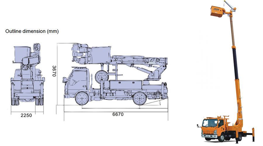 16.7m Insulated Bucket Truck
