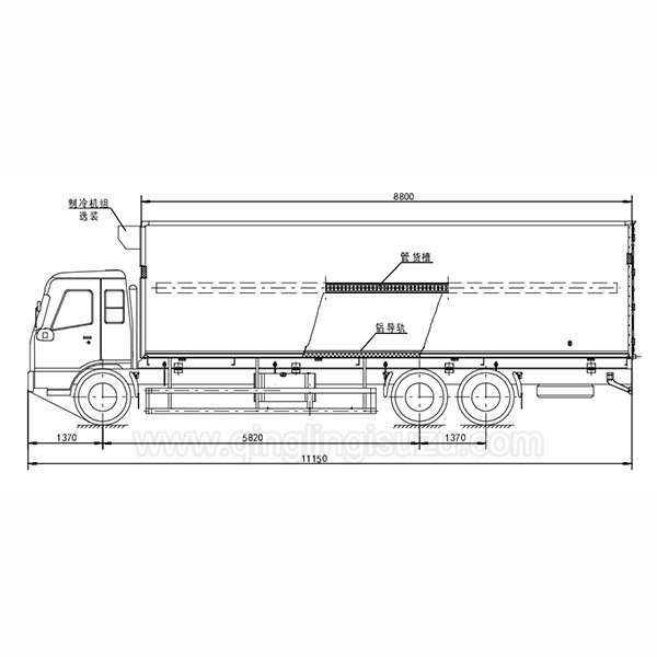 QINGLING ISUZU VC61 Refrigerated Truck