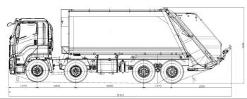 China Supplier VC61 20m3 Garbage Compactor Truck With  Chassis