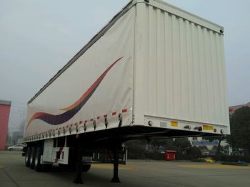 Curtain Side Van Semi-Trailer