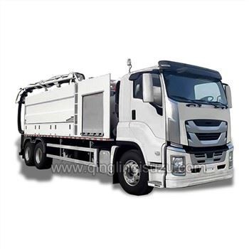 Qingling  GIGA VC61 6x4 Combination Vacuum Jetting Truck 380 Horsepower