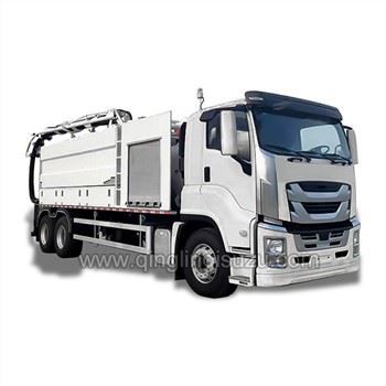 Qingling  GIGA VC61 6x4 Combination Vacuum Jetting Truck 380 Horsepower