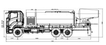 Qingling  VC61 6x4 15m³ Multifunction Dust Suppression Truck